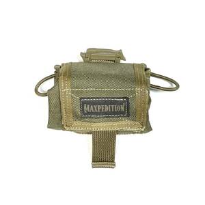 MAXPEDITION RollyPoly Folding Dump Pouch KH (検 米軍実物 陸上自衛隊 マックスペディション マグフォース ダンプポーチ カーキ ベルト