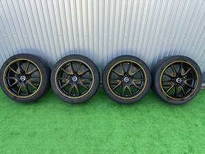 XCROSS SPEED プリウス 17インチ 215/45R17 17X7J +50 PCD100 5H ホイール タイヤ 4本 セット。。。