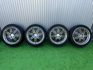 WORK ヴァリアンツァ VARIANZA 19インチ 245/40ZR19 19X8.5JJ+38 2020年 タイヤ ホイール 5H PCD114.3 4本 セット。。。