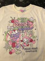  未使用 mezzo piano メゾピアノ 薄 黄色 レモン 半袖Tシャツ L 160 1枚_画像1