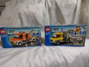 [未使用・未開封] レゴ LEGO 3179_City Lighting Repair Truck ＆ LEGO 7638_City Town Wrecker Truck セット [サイズ60]