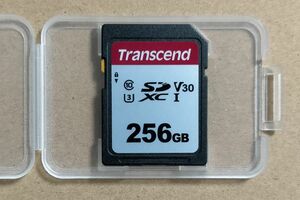 Transcend 256GB SDカード Class10 UHS-I V10 TS256GSDC300S トランセンド