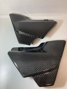  one-off goods CB400SF side cover real carbon 