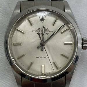 VV222 ROLEX Air-King ロレックス エアキング Precision プレシジョン 1962年 Cal.1520 ref.5500 ギャラなし HARRR エアキング ジャンク