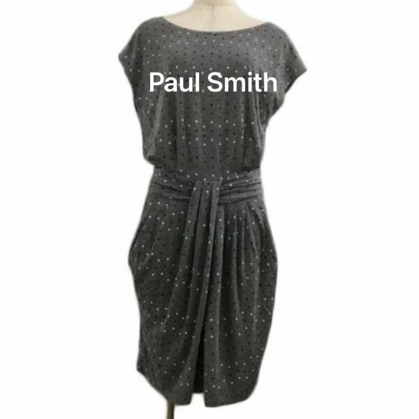 ポールスミス Paul Smith ブラックレーベル ノースリーブ ワンピース レディース M 