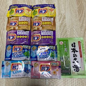 ■おまけ日本の名湯（１包）■花王　炭酸力のバブ（10錠）