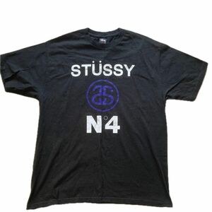stussy ステューシー　ブラック　黒　半袖Tシャツ　メキシコ製　未着用　美品