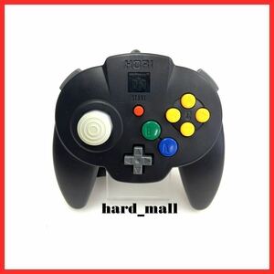 【美品】HORI ホリパッドミニ64 コントローラー ホリパッド NINTENDO64 ニンテンドー64 ニンテンドウ64 任天堂64 N64 黒 ブラック BLACK