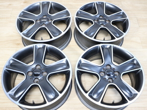 送料無料希少Buy Now品☆BMW MINI Mini CooperS Clubman Genuine アロイ Wheels 7J +48 17in ブラックスターブレットR111 4本 品番6784124