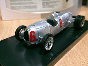  Blum 1/43 [ out sea urchin on type C ] #6 1936y silver AUTO UNION * postage 400 jpy ( letter pack post service shipping )
