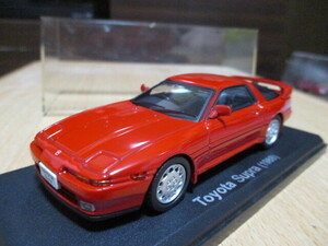 アシェット　　1/43　「　トヨタ　スープラ　」　3代目　 A70型　1988ｙ　レッド　・送料 400円（レターパック発送）　