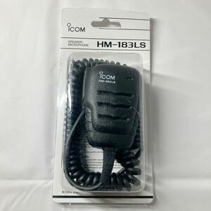 【未使用品】ICOM アイコム 防水スピーカーマイクロホン HM-183LS 2ピンスリムL型コネクター IP67 500mm