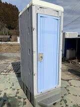 ★福島発★仮設トイレ中古【洋式便器は新品】ABN406_画像5