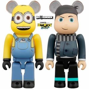 即決★ベアブリック OTTO & YOUNG GRU 100％ 2PACK【ミニオンズ】★BE@RBRICK オットー ＆ 少年グルー 2体セット