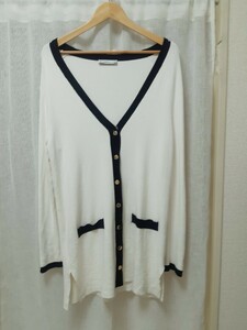 ZARA　ロングニットカーディガン　S