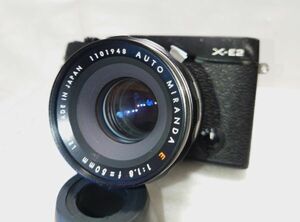 ★希少！美品★AUTO MIRANDA ミランダ E 50mm F1.8 L39変換アダプター付き★完動品★