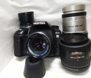 ★★美品！豪華セット★★PENTAX ペンタックスK10 D 55mm 28-70 300★完動品★.