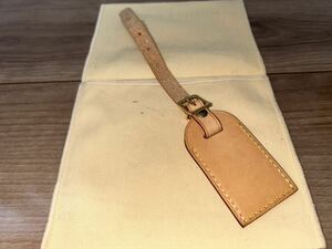 【LOUIS VUITTON】ネームタグ ラゲージタグ ルイ・ヴィトン イニシャル入り K.B 美品