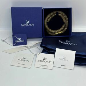 美品/SWAROVSKI/スワロフスキー/スターダスト Wループブレスレット/チョーカー