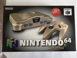 [美品]ニンテンドー64 NINTENDO64 GOLD トイザらス限定モデル