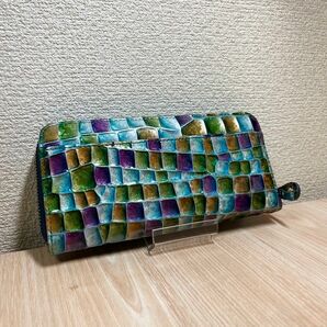 [VOICE] Align アライン イタリア Life社製 牛革 le murrine 長財布