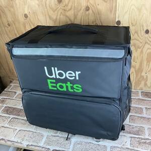 [5-219]Uber Eats ウーバーイーツ 配達バッグ 大容量 お手軽便利バッグ 肩掛けリュック式 デ リバリー