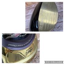 [5-231] つるやアクセル ドライバー ゴールドプレミアム2 AXEL GOLD Premium II 10.5° シャフト TourAD SLⅡ 4PR2 レディース_画像8