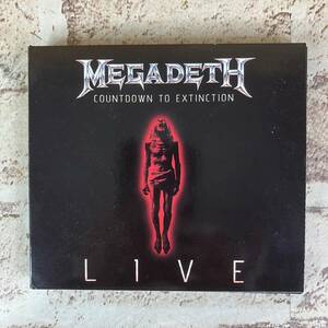 [5-306][CD+DVD] Megadeth / Countdown To Extinction LIVE 2012 year all bending repeated reality 3 surface teji pack [ uniform carriage 297 jpy ]
