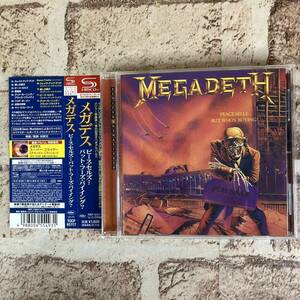 [5-360]SHM-CD MEGADETH piece * cell z*** bat *f-z*bai wing?PEACE SELLS... BUT WHO'S BUYING?[ uniform carriage 297 jpy ]