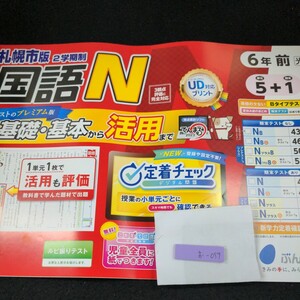 お-059 札幌市版 国語N 基礎・基本から活用まで 6年 前 ぶんけい 問題集 プリント 学習 ドリル 小学生 テキスト テスト用紙 文章問題※11