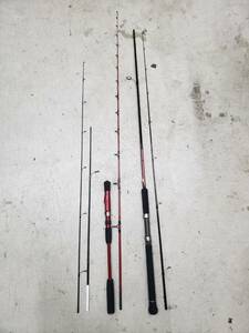 (4953) ●3本セット WIND MEISTER 822M ANESTA 180SR G-SHOT CARBON TROUT 竿 釣り具 中古 引き取り可 大阪 1円スタート