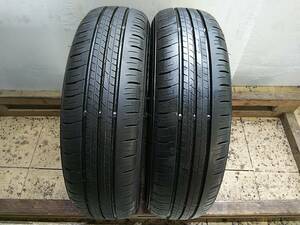 T952 165/65R14 ダンロップ ENASAVE EC300+ 夏タイヤ 溝有り良品 中古売切り2本SET 法人向け送料安