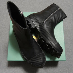 CAMPERLAB TRAKTORI ハイカット レザー ブーツ 41 26 26.5cm カンペールラボ 定価5.3万 ブラック 国内正規品 ユニセックス