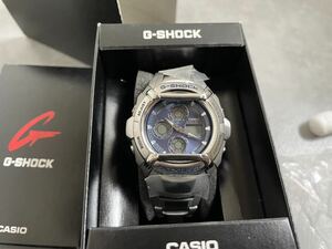  dead stock * CASIO G-SHOCK Casio G shock wristwatch G-511D Cockpit ji- shock Old Vintage silver 