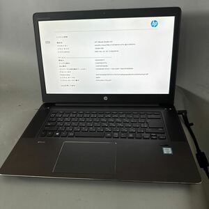 JXJK4189【ジャンク】HP Zbook studio G3 /Core i7-6700HQ 2.60GHz/メモリ16GB/動作未確認/BIOS確認済