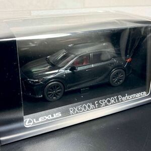  1/43ミニカー Lexus RX 500h F SPORT Performance グラファイトブラックガラスフレーク