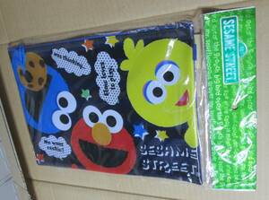  Sesame Street A4 file case blue color fastener type Elmo Cookie Monster Big Bird?