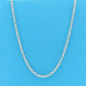 【送料無料】希少 美品 Tiffany&Co. ティファニー ラージ シルバー ネックレス ミディアム チェーン SV925 50cm RP69の画像1