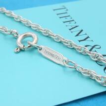 【送料無料】 未使用 Tiffany&Co. ティファニー ミディアム スクリュー チェーン シルバー ネックレス 46cm SV925 ツイスト RPH1_画像4