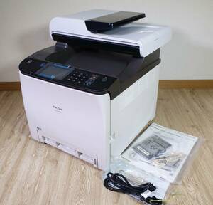 [ подтверждение рабочего состояния только почти не использовался!]RICOH A4 цветной принтер - многофункциональная машина P C301SF контрольный номер 2967