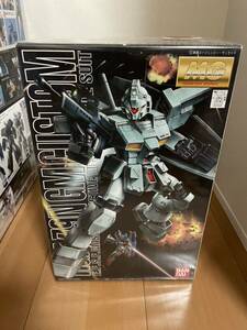  Bandai Mobile Suit Gundam plastic model MG 1/100 Jim custom gun pra unopened not yet constructed goods 