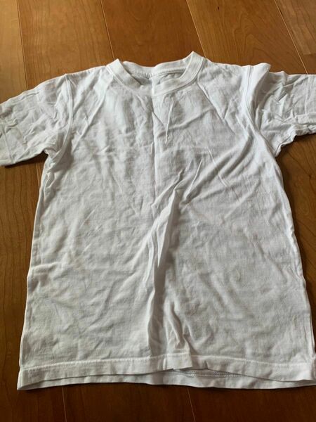 UNIQLO Tシャツ 白 ユニクロ 半袖Tシャツ ホワイト　キッズ　130