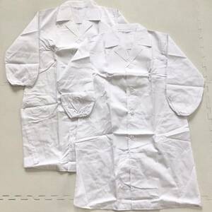 (在庫処分) 新品未使用品 KI UNIFORM [C-ST1526] 長袖白衣 2枚組 サイズ 3L /ホワイト/通年/作業着/作業服/給食/調理着/実験/ワークウェア