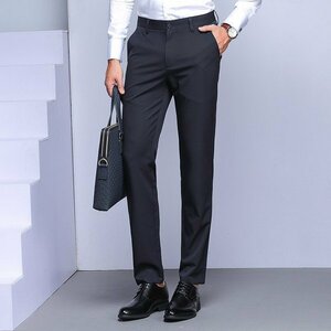 W32 Navy Slacks Мужская вышиваемая вышиваем