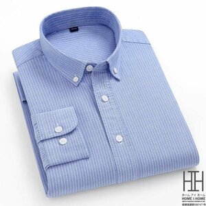 4XL/44 2109 シャツ メンズ 長袖シャツ カジュアルシャツ ボタンダウンシャツ オックスフォードシャツ ビジネス