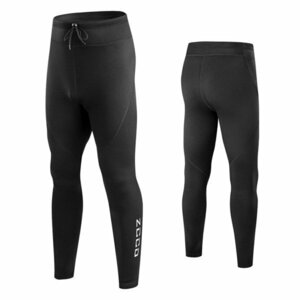 S черный мокрый брюки шорты для серфинга мужской 1.5mm неопреновый стрейч дайвинг морской спорт одиночный товар длинные брюки движение 