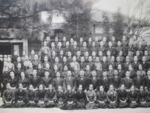 伊勢国三重県◆河芸郡立高等女学校・校友会発会式記念写真◆大正９神戸町・疋田写真館撮影◆文明開化女学生才媛令嬢美人古写真和本古書_画像5