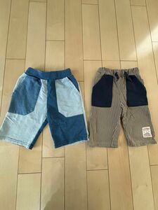 子供服　 2枚セット　ショートパンツ ハーフパンツ　１１０