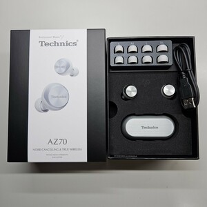 Panasonic Technics ノイズキャンセリング ワイヤレスステレオインサイドホン　EAH-AZ70W-S　中古