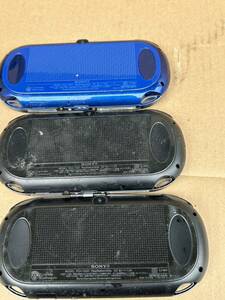 中古品 SONY PlayStationVita PCH-1000 ブラック ゲーム機 /3台